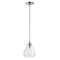 Maxim Lighting Dianne 1-Light 7.5" Wide Satin Nickel Pendant Light 10091CLSN - alternate 1